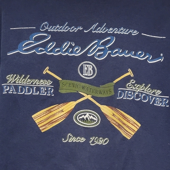 Vintage Eddie Bauer Outdoor Adventure Paddle Crewneck - Picture 2 of 6